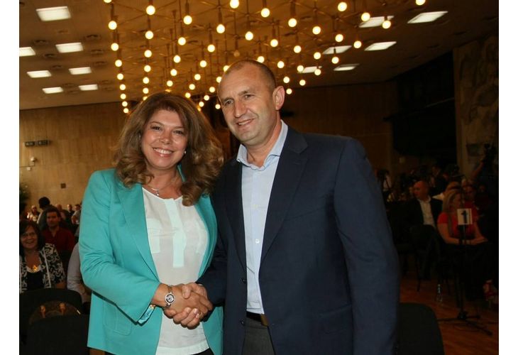 Илиана Йотова и Румен Радев Илиана Йотова и Румен Радев